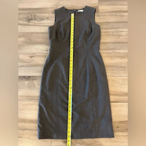 Calvin Klein | Dresses | Calvin Klein Womens Grey Sleeveless Knee Length Dress Waist 3 Career Work | Poshmark Calvin Klein | Dresses | Calvin Klein Womens Grey Sleeveless Knee Length Dress Waist 3 Career Work | Poshmark